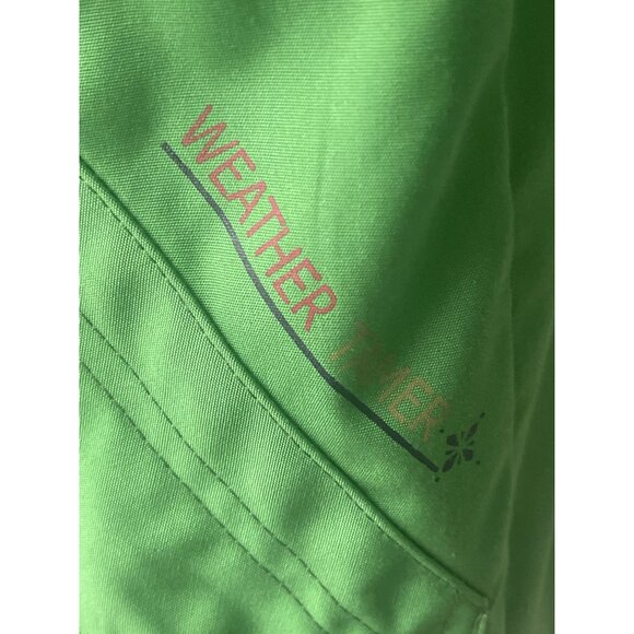 Weather Tamer Women Green Removable Hooded Wind Breaker Rain Jacket Size S - Picture 8 of 16